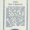 Archer, time of Edward III.