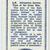 Seaman of the submarine service.