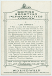 Len Harvey.