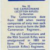The Cameronians (Scottish Rifles).
