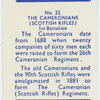 The Cameronians (Scottish Rifles).