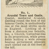 Arundel Town and Castle.