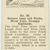 Salmon leap and rocks, River Finn, Donegal Highlands.