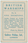 H.M.S. Indomitable.