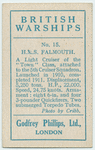New light cruiser, Falmouth.