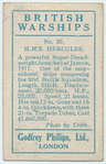 H.M.S. Hercules.
