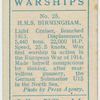 H.M.S. Birmingham.