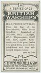 H.M.S. Prince of Wales.