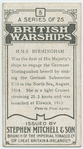 H.M.S. Birmingham.