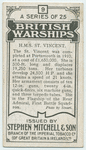 H.M.S. St. Vincent (dreadnought).