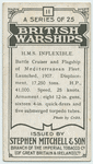 H.M.S. Inflexible (dreadnought cruiser).