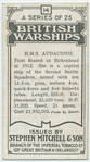 H.M.S. Audacious (dreadnought).