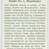 Studio No. 1, Manchester.
