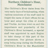 Northern Children's Hour, Manchester.