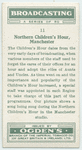 Northern Children's Hour, Manchester.