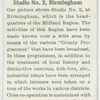 Studio No. 2, Birmingham.