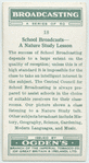 School broadcasts--a nature study lesson.