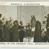 A rehearsal in the concert hall, broadcasting house.