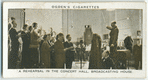 A rehearsal in the concert hall, broadcasting house.
