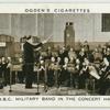 B.B.C. military band in the concert hall.