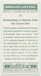Broadcasting an operetta from the concert hall.