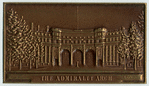 Bronze plaques.
