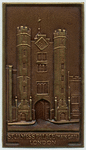Bronze plaques.