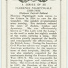 Florence Nightingale.