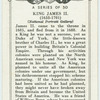 King James II.