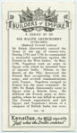 Sir Ralph Abercromby.