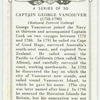 Captain George Vancouver.