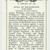 Duke of Wellington.