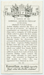 Admiral Arthur Phillip.