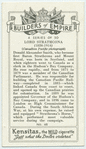Lord Strathcona.