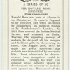 Sir Ronald Ross.