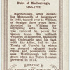 Duke of Marlborough.