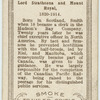 Lord Strathcona.