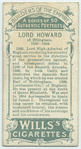 Lord Howard of Eflingham.