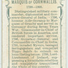 Marquis of Cornwallis.