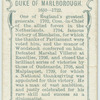 Duke of Marlborough.