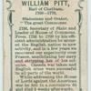 William Pitt, Earl of Chatham.