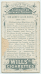 Sir James Clark Ross.