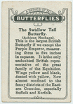 The swallow-tail butterfly.
