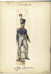 Nederlanden. Officier Infanterie. (1815)