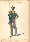 Koningrijk der Nederlanden. Compagnie Vrywillige Jager [..] (1815)