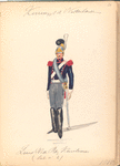 Koningrijk der Nederlanden. Licht Ned[erlandsche] Reg. Karabinier (Bat. no. 3) (1815)