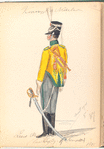 Koningrijk der Nederlanden. Licht Nederlandsche Chevau Legers (. - 4) Trompetter. (1815)