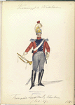Koningrijk der Nederlanden. Trompetter Licht Nederlandsche Reg. Karabiniers. (Bat. no. 2) (1815)
