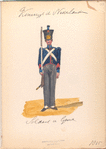 Koningrijk der Nederlanden. Soldaat de Genie. (1815)