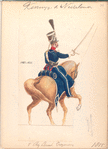 Koningrijk der Nederlanden. 8 Regiment [Curel?] Dragonders. (1815)